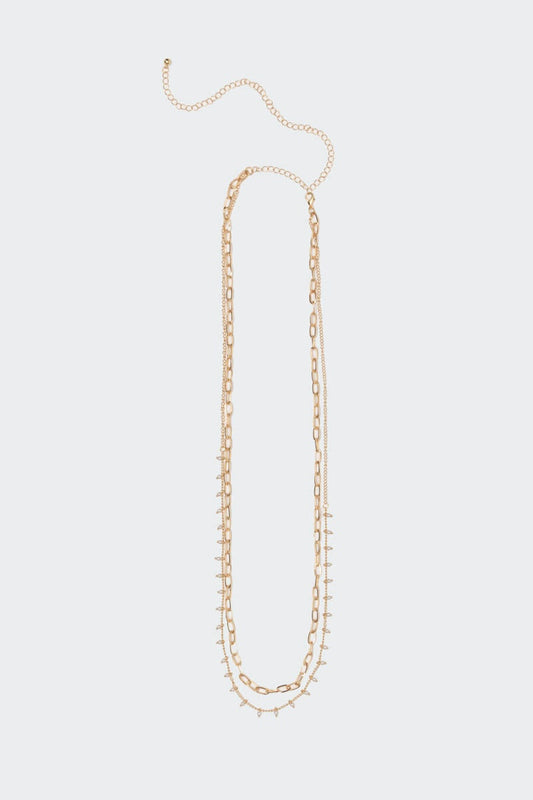 Layered Pearl Belly Chain
