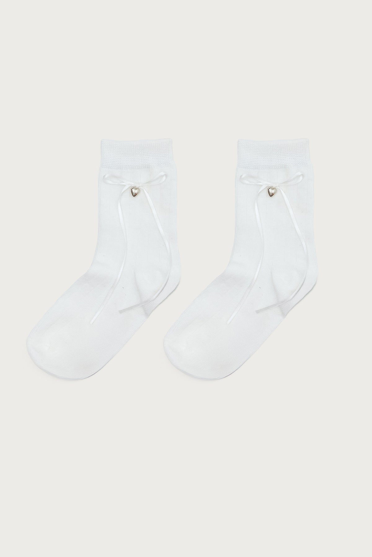 Bow & Heart Socks