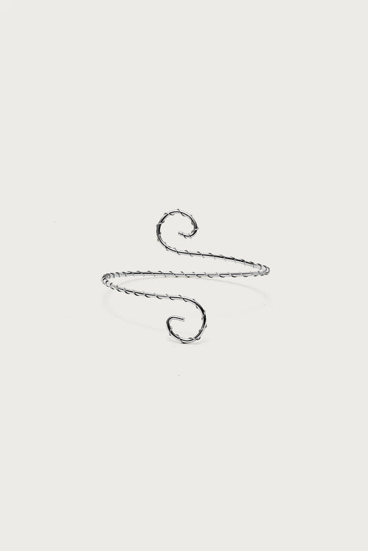 Spiral Twisted Arm Cuff