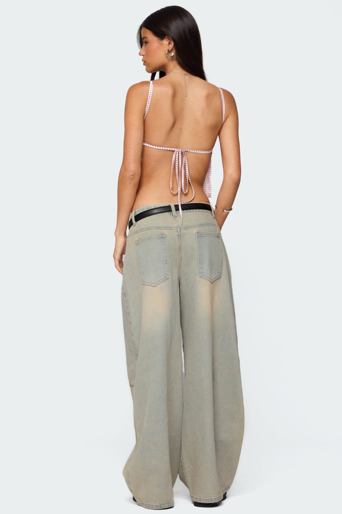 Santi Low Rise Baggy Jeans