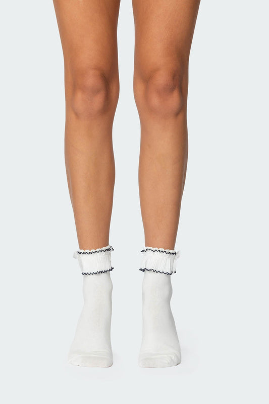 Ruffle & Bow Socks