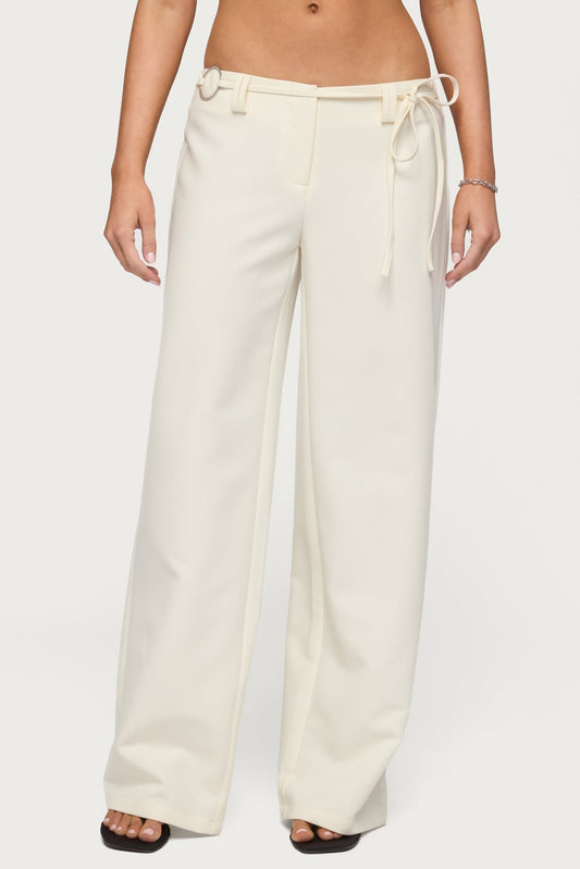 Raphael Tie Belt Pants