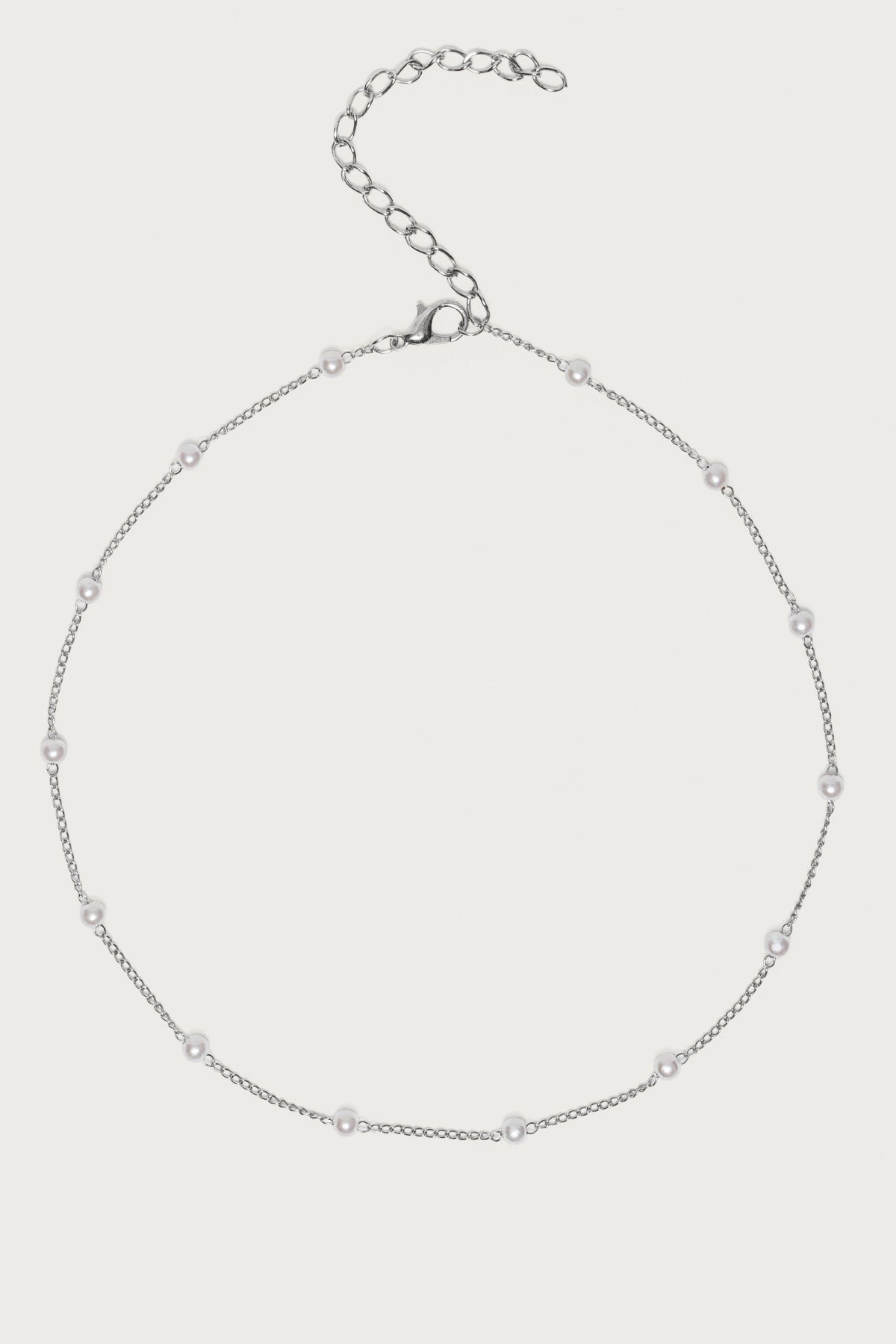 Spaced Out Pearly Necklace