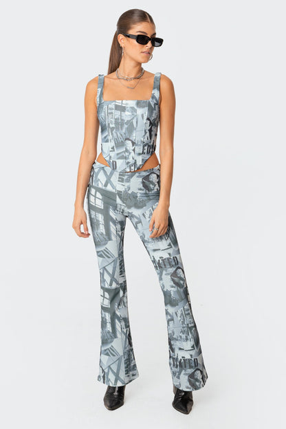 Casper Laced Flared Pants