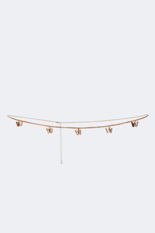 Delicate Butterfly Belly Chain
