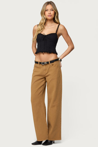 Lacey Knit Tank Top