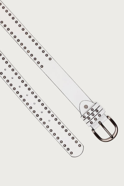 Studded Faux Leather Belt