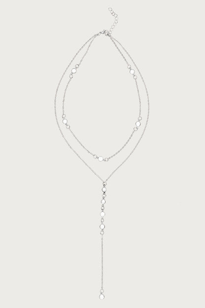 Stone Layered Cascading Necklace