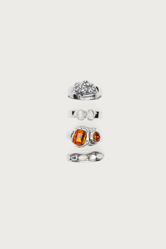 Mixed Gemstone Ring Pack