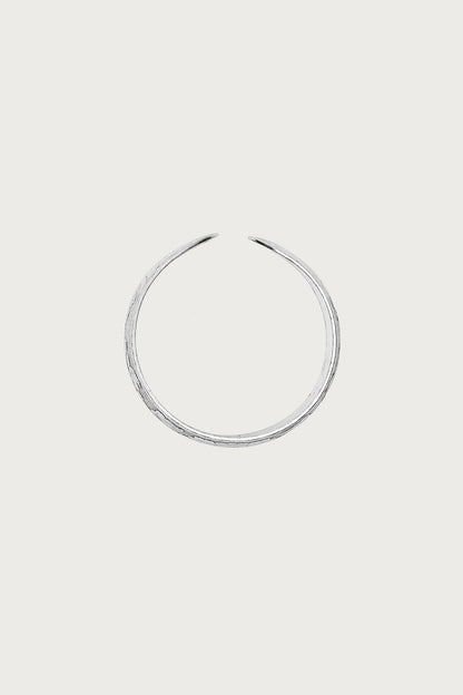 Engraved Floral Bangle Bracelet