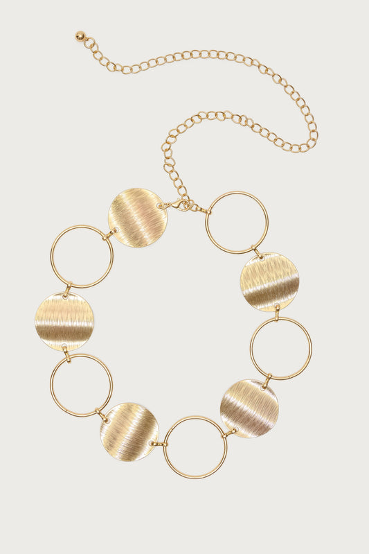 Chunky Circle Chain Belt