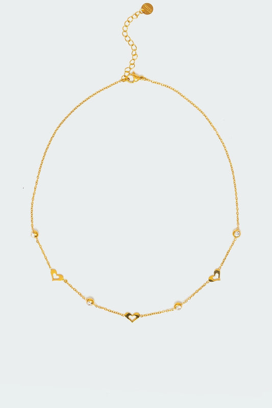 Chain Of Hearts Necklace