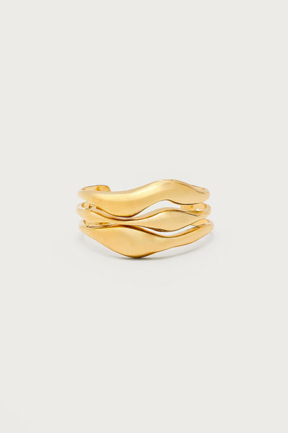 Abstract Stacked Arm Cuff