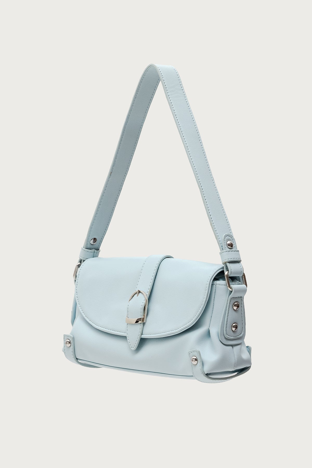 Flirty Faux Leather Shoulder Bag