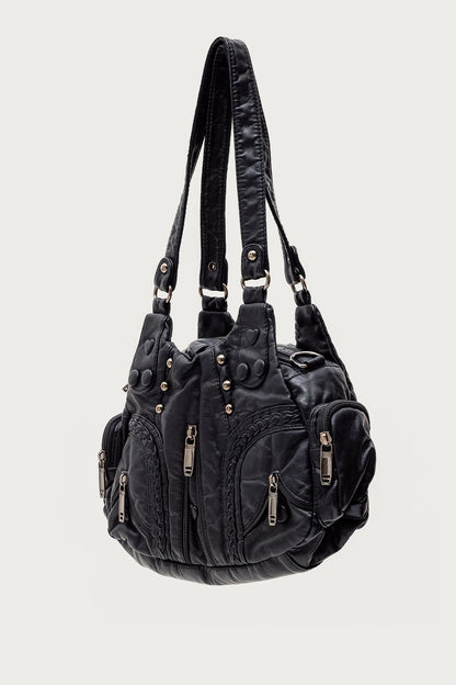 Bratty Faux Leather Bag
