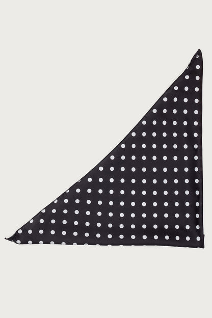 Polka Dot Satin Effect Belt