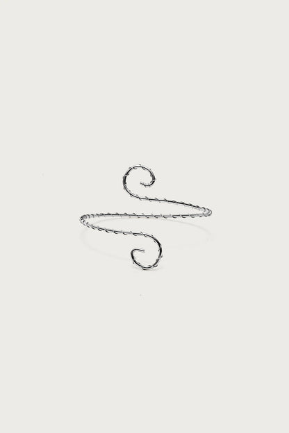 Spiral Twisted Arm Cuff