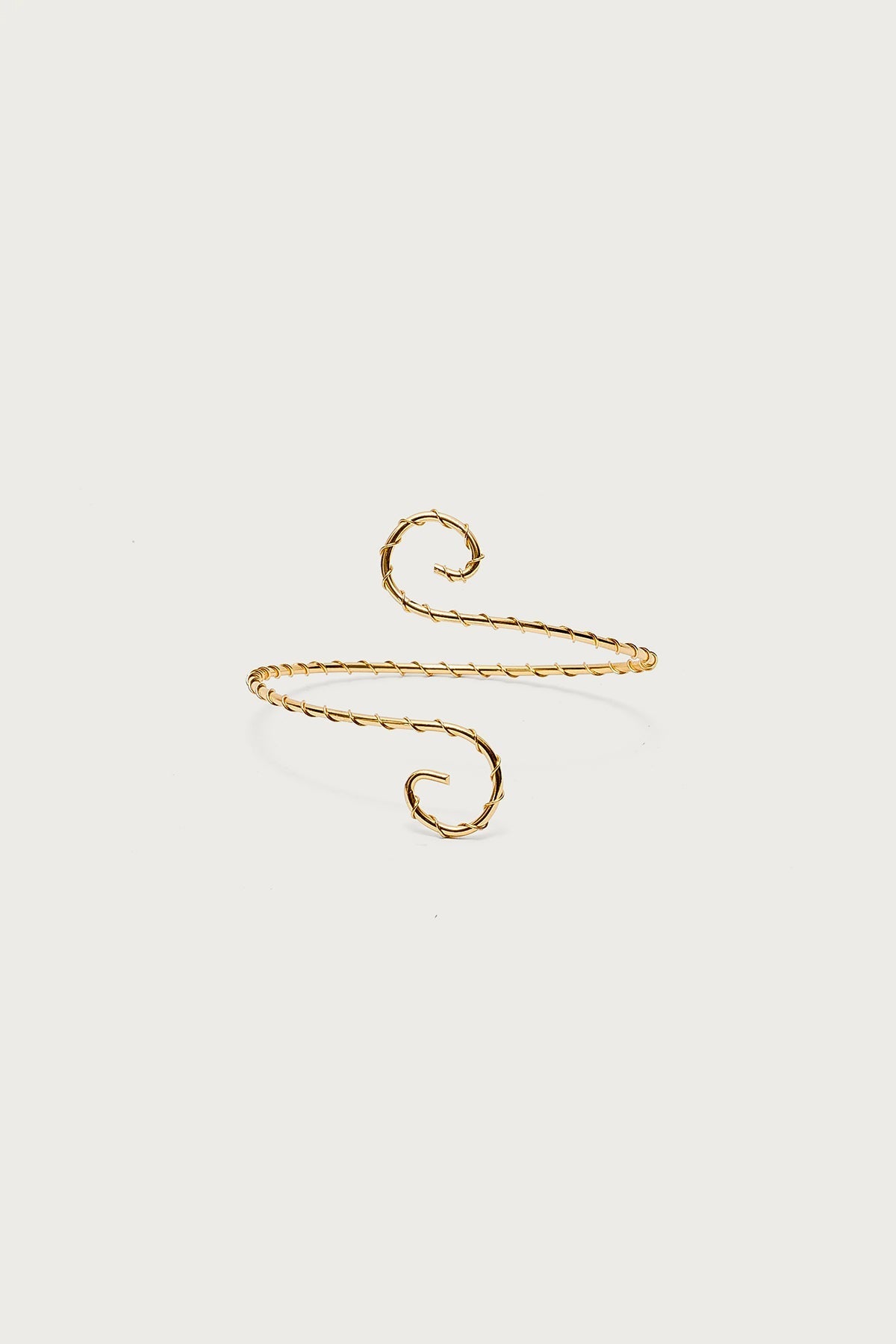 Spiral Twisted Arm Cuff