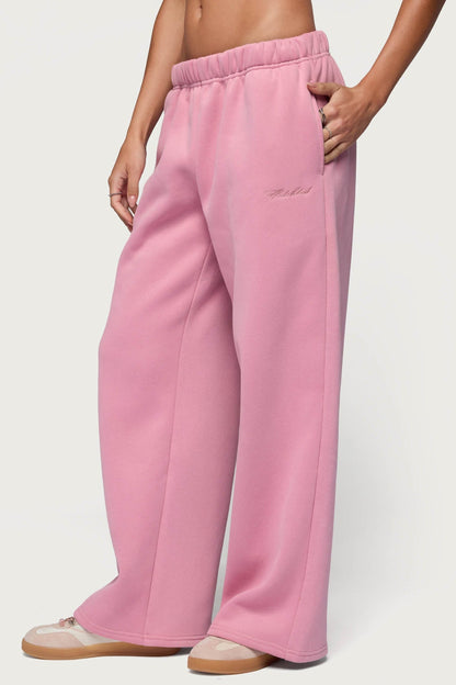 Basic Girl Wide Leg Edikted Sweatpants