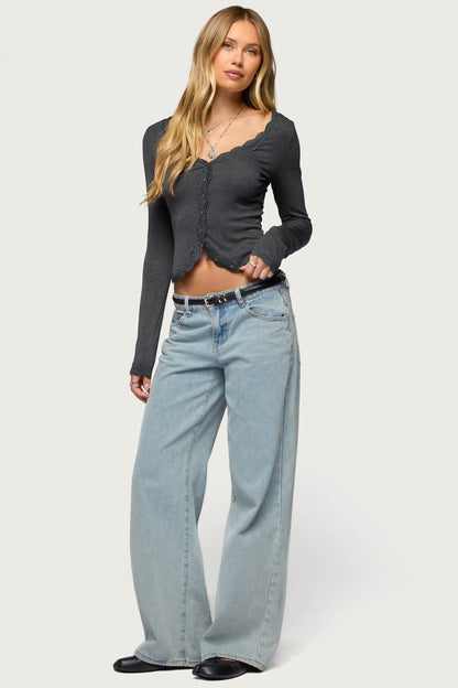 Gayle Lacey Button Up Top