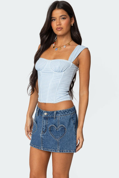 Marcella Wide Strap Corset
