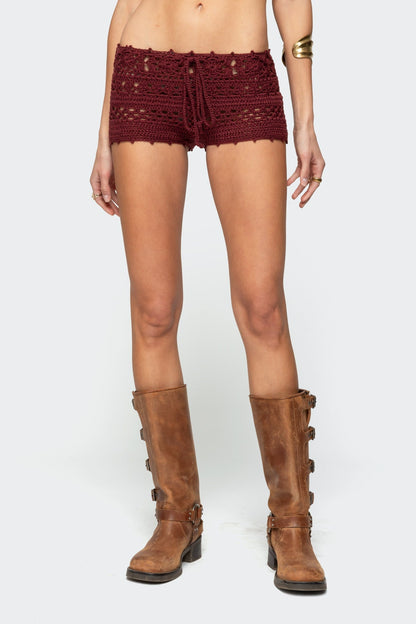 Kelani Crochet Shorts