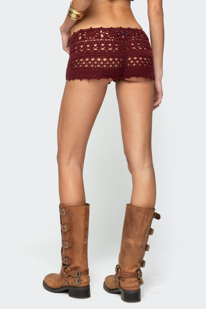 Kelani Crochet Shorts