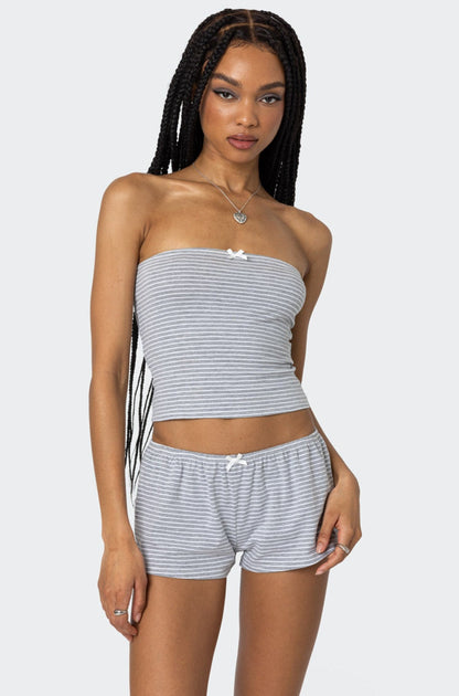 Astor Striped Tube Top