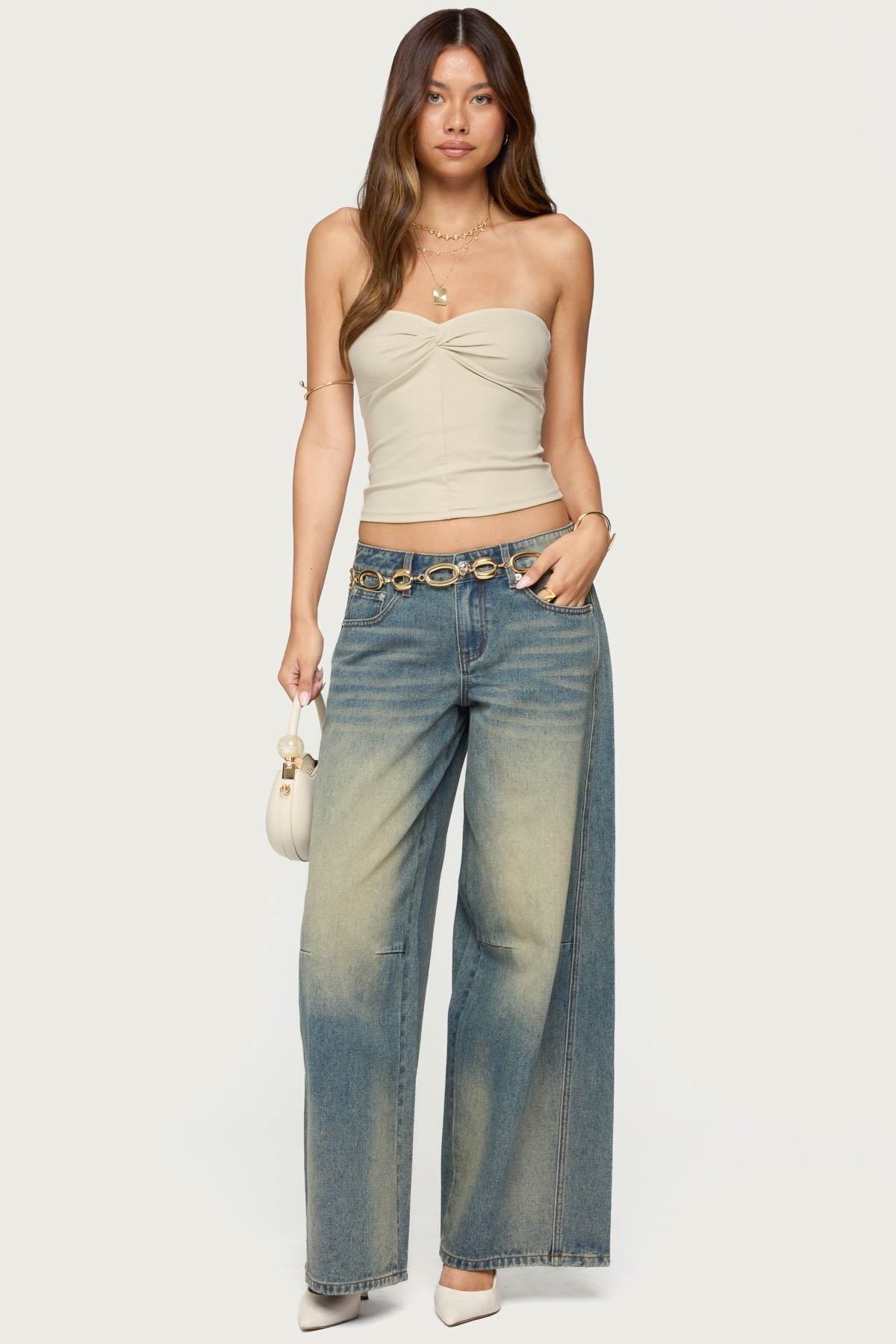 Lian Twist Front Tube Top