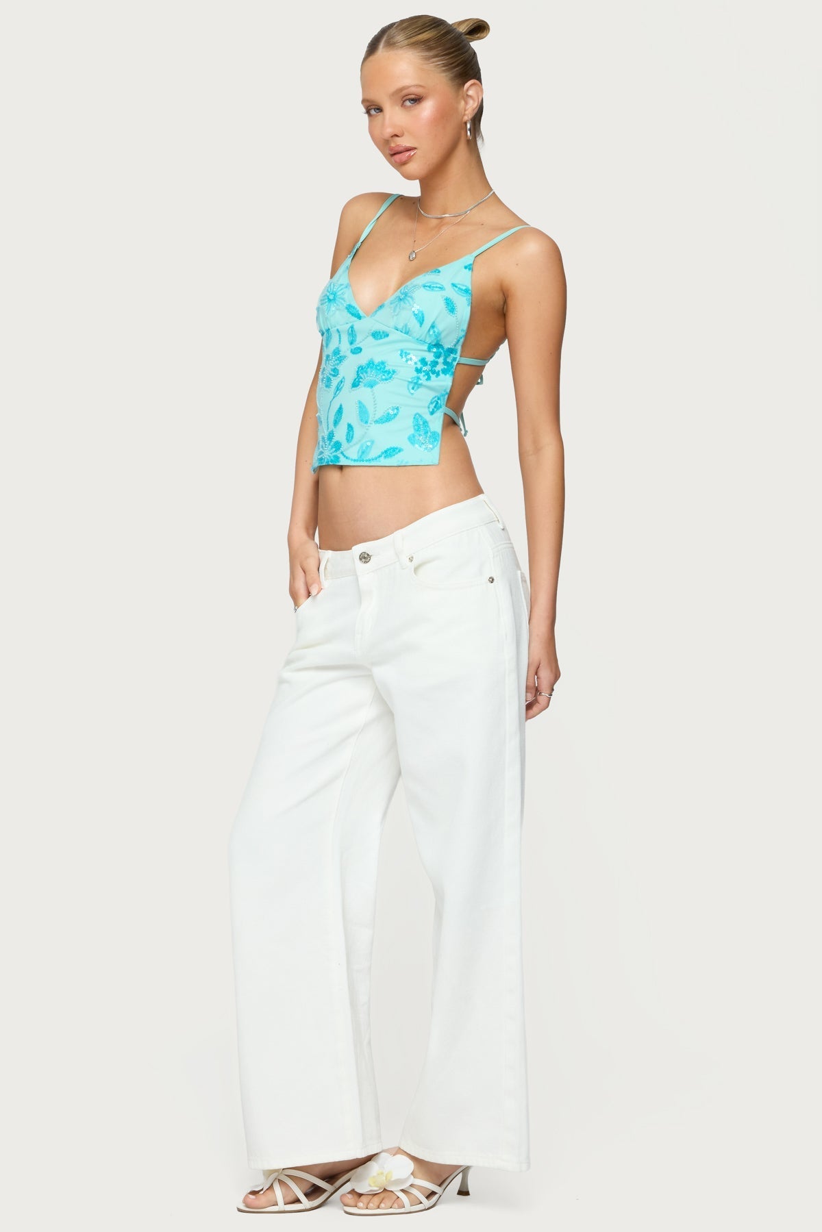 Petite Roman Low Rise Baggy Jeans
