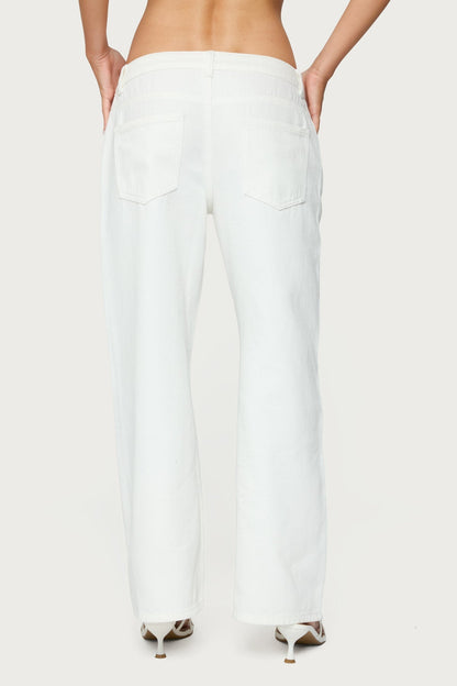Petite Roman Low Rise Baggy Jeans