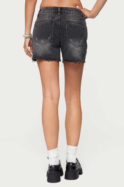 Scottie Low Rise Denim Shorts