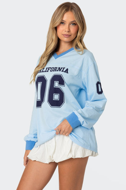 06 Oversized Long Sleeve T Shirt