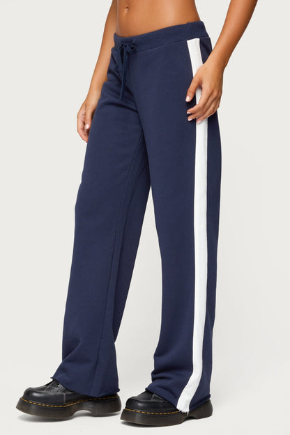 Baker Contrast Striped Sweatpants