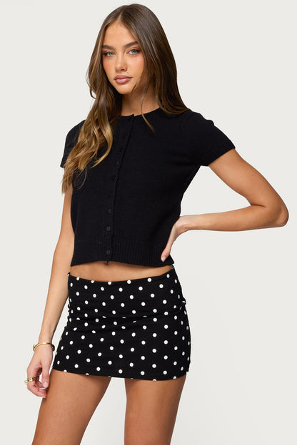Coreen Button Up Knit Top