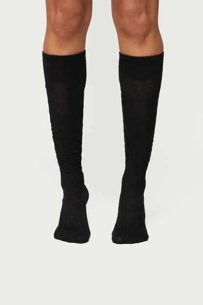 Cable Knit Socks