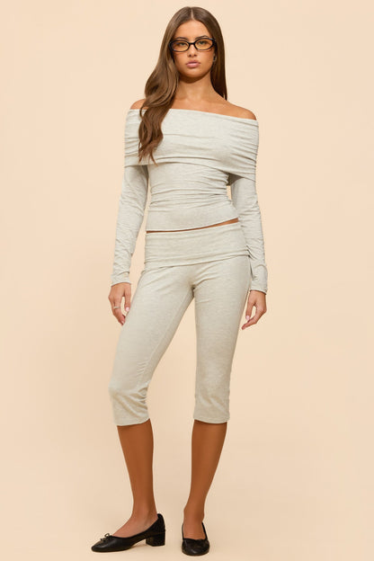 Habiba Foldover Off Shoulder Top