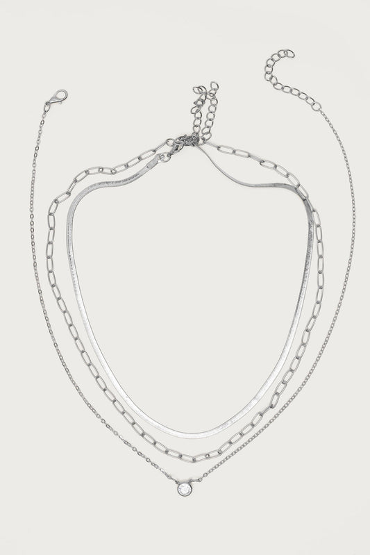 Mixed Chain Necklace Set