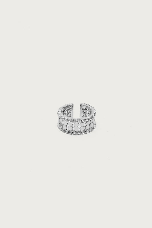 Disco Faux Diamond Ring