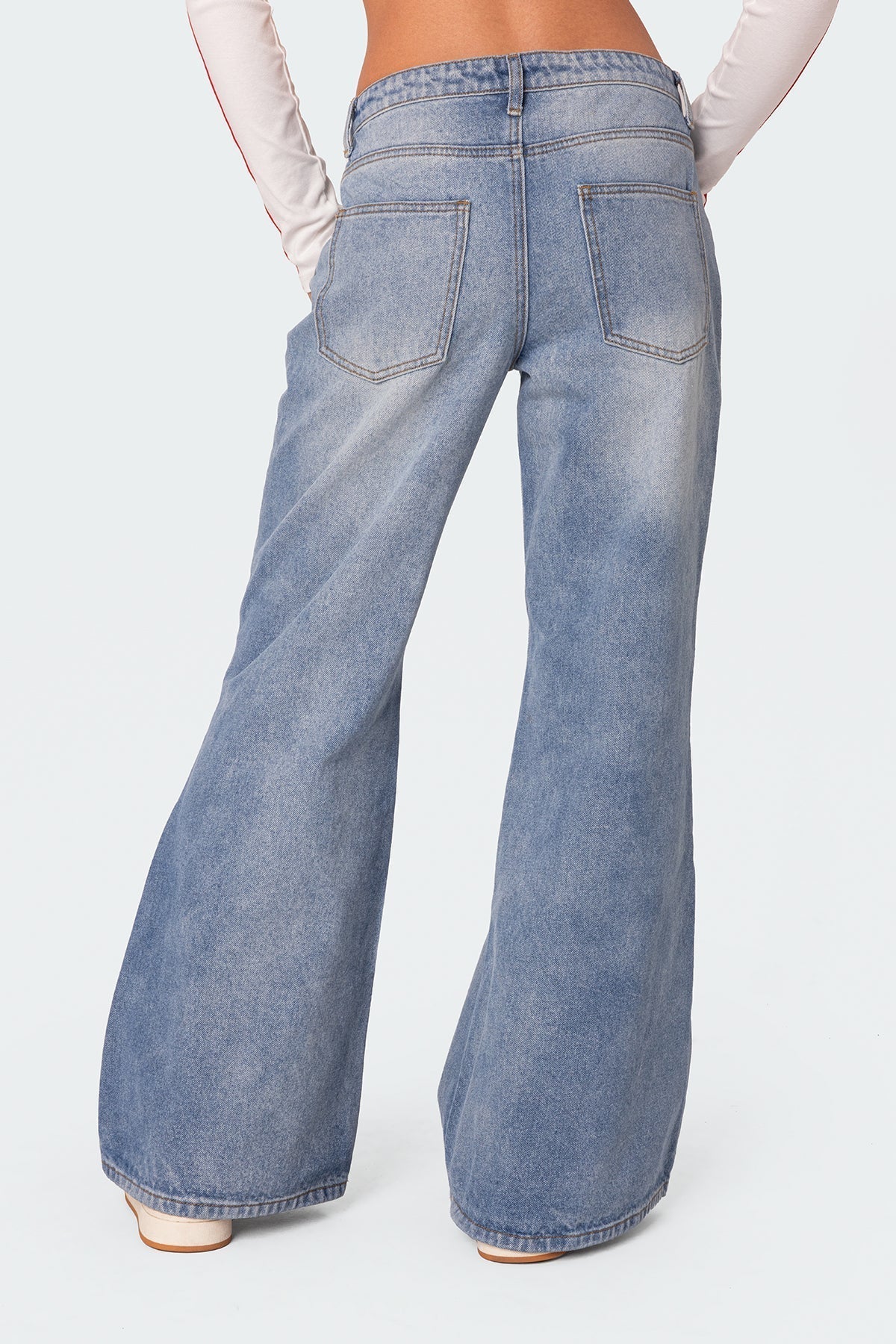 Low Rise Bootcut Jeans