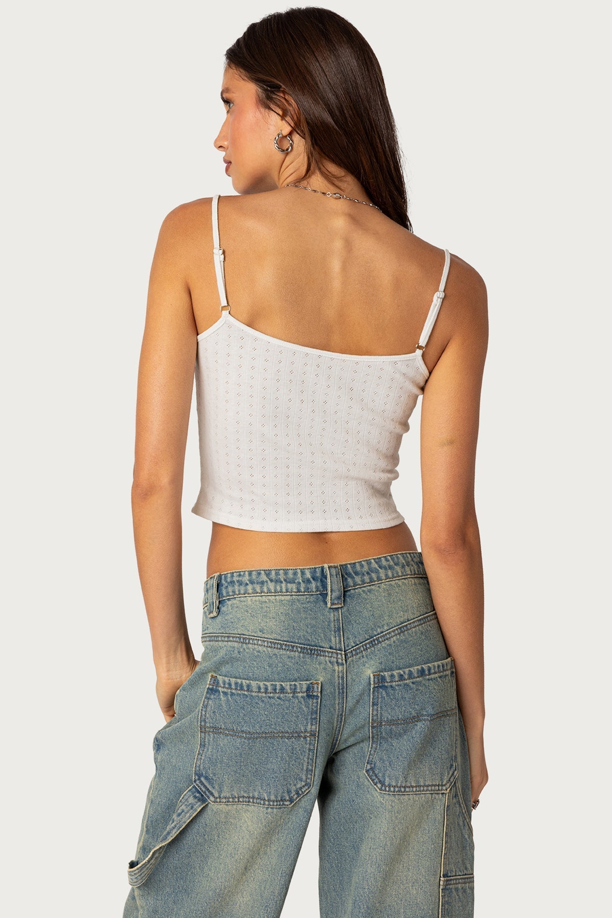 Divine Hearts Pointelle Tank Top