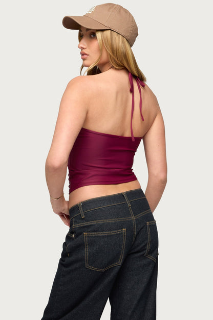 Alaynah Halter Top
