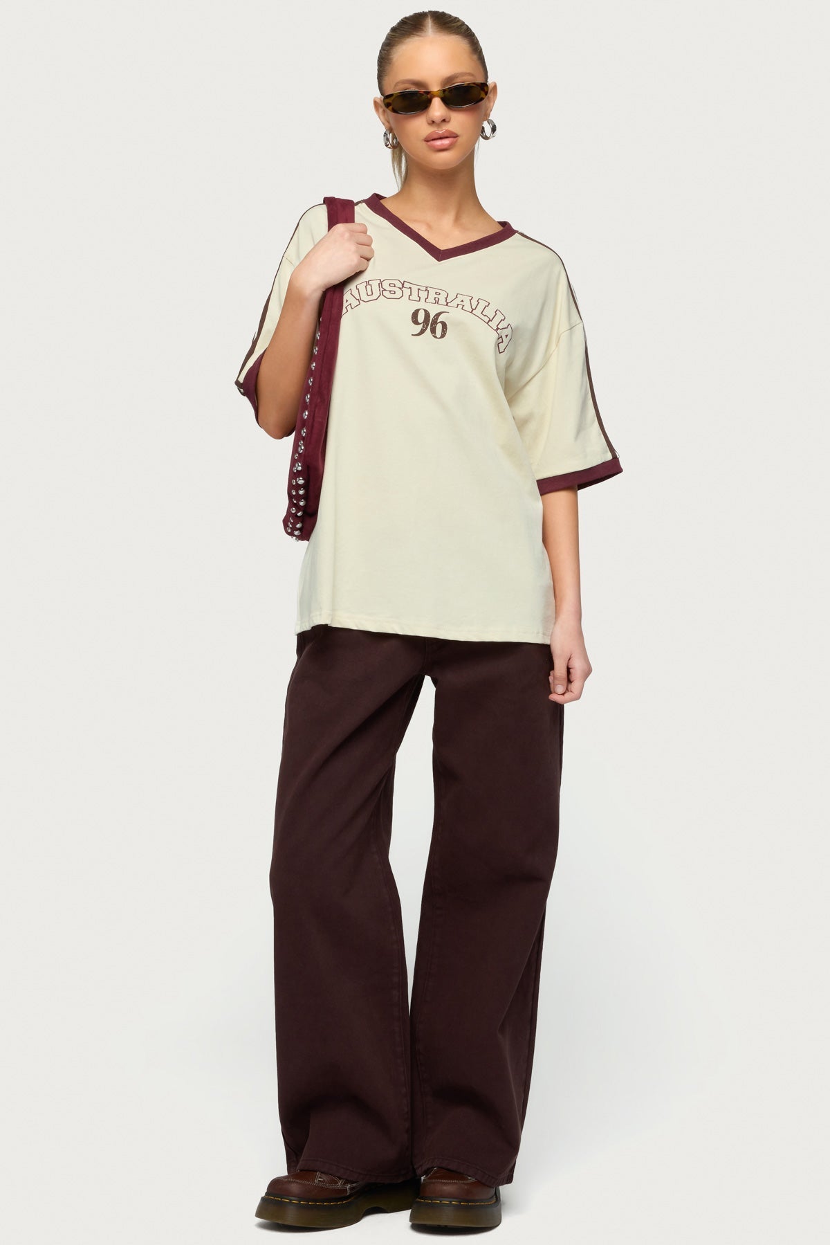 Petite Roman Low Rise Baggy Jeans