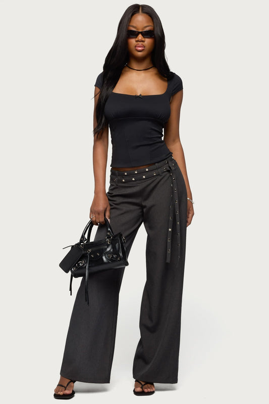 Laiah Square Neck Top
