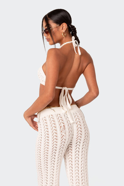 Hazel Crochet Bra Top