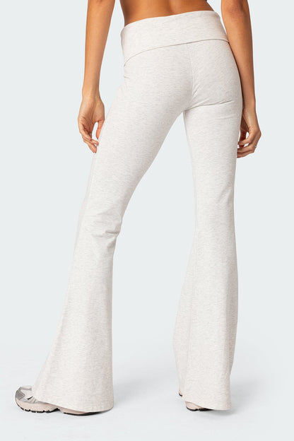 Naomi Foldover Flared Leggings