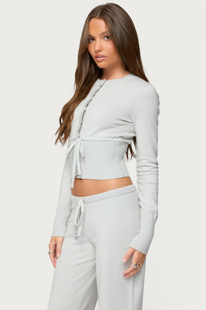 Embryn Button Up Knit Cardigan