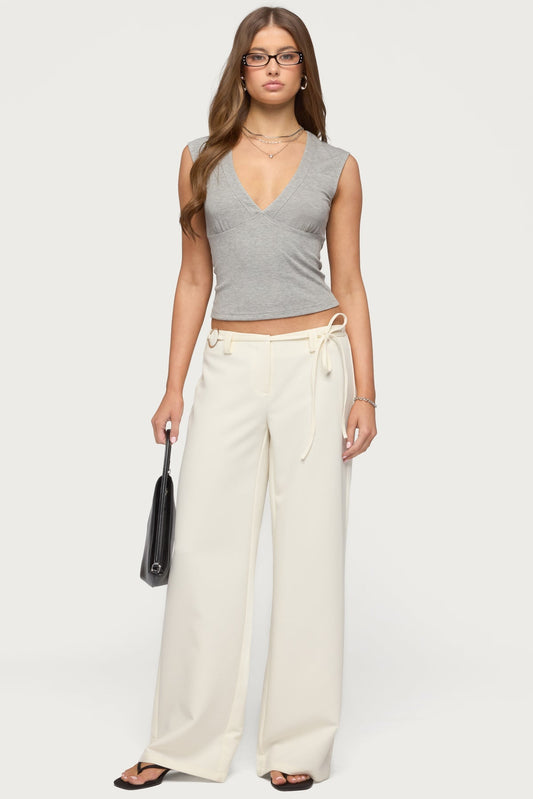 Raphael Tie Belt Pants