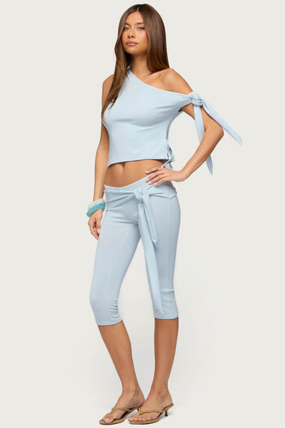 Adara Tie Capri Pants