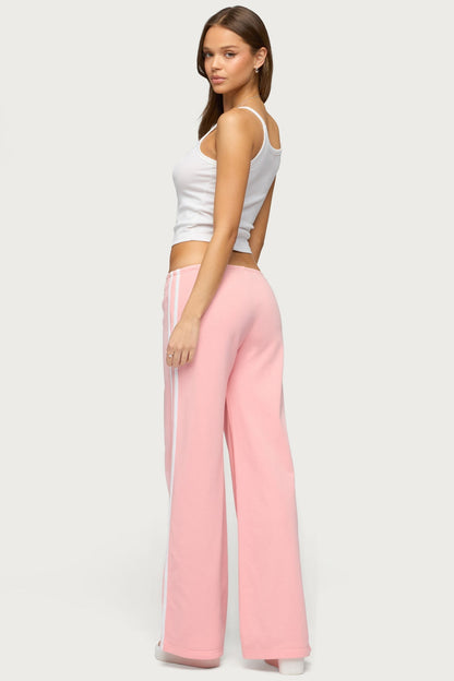 Cammile Contrast Stripe Sweatpants